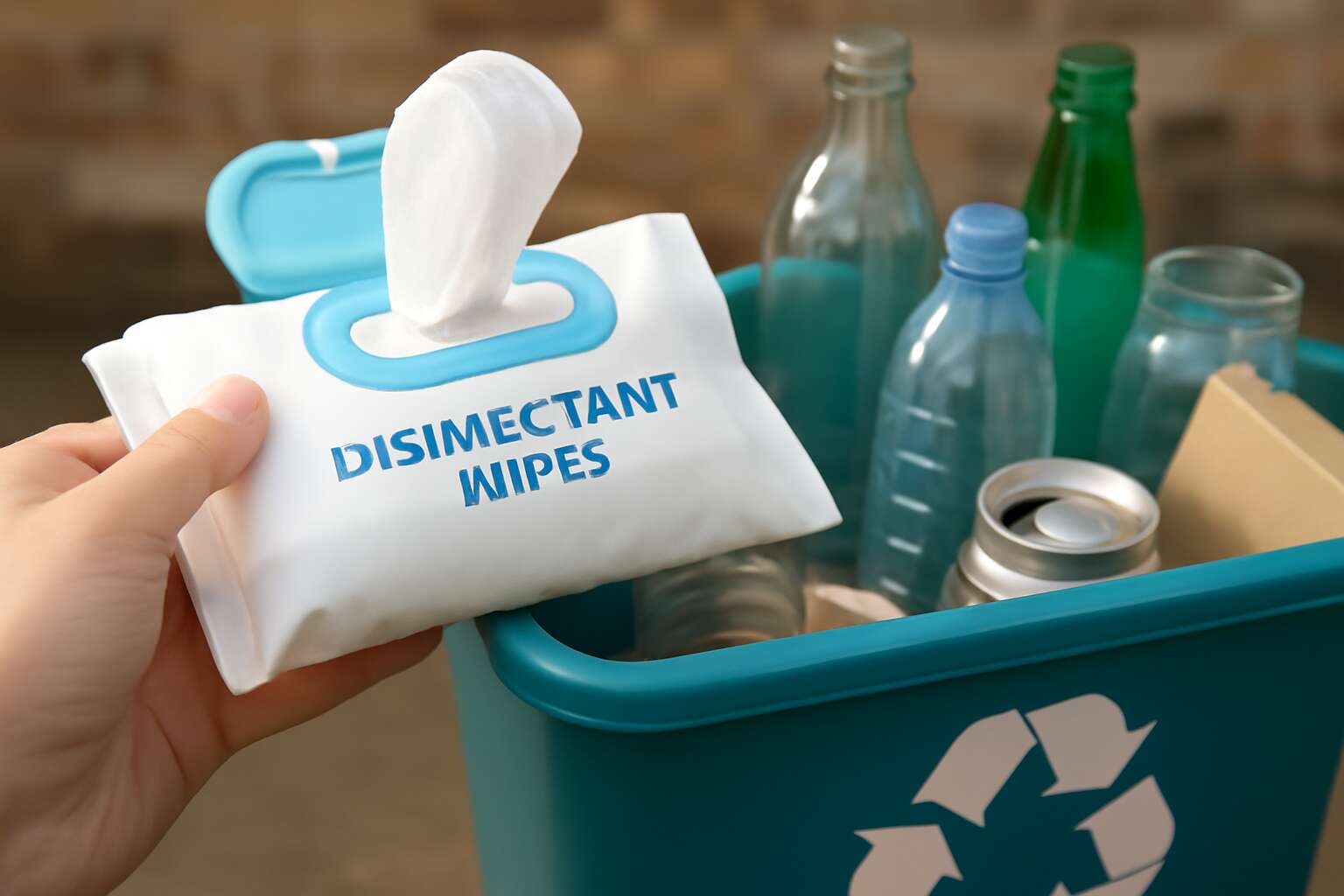 are disinfectant wipes recyclable