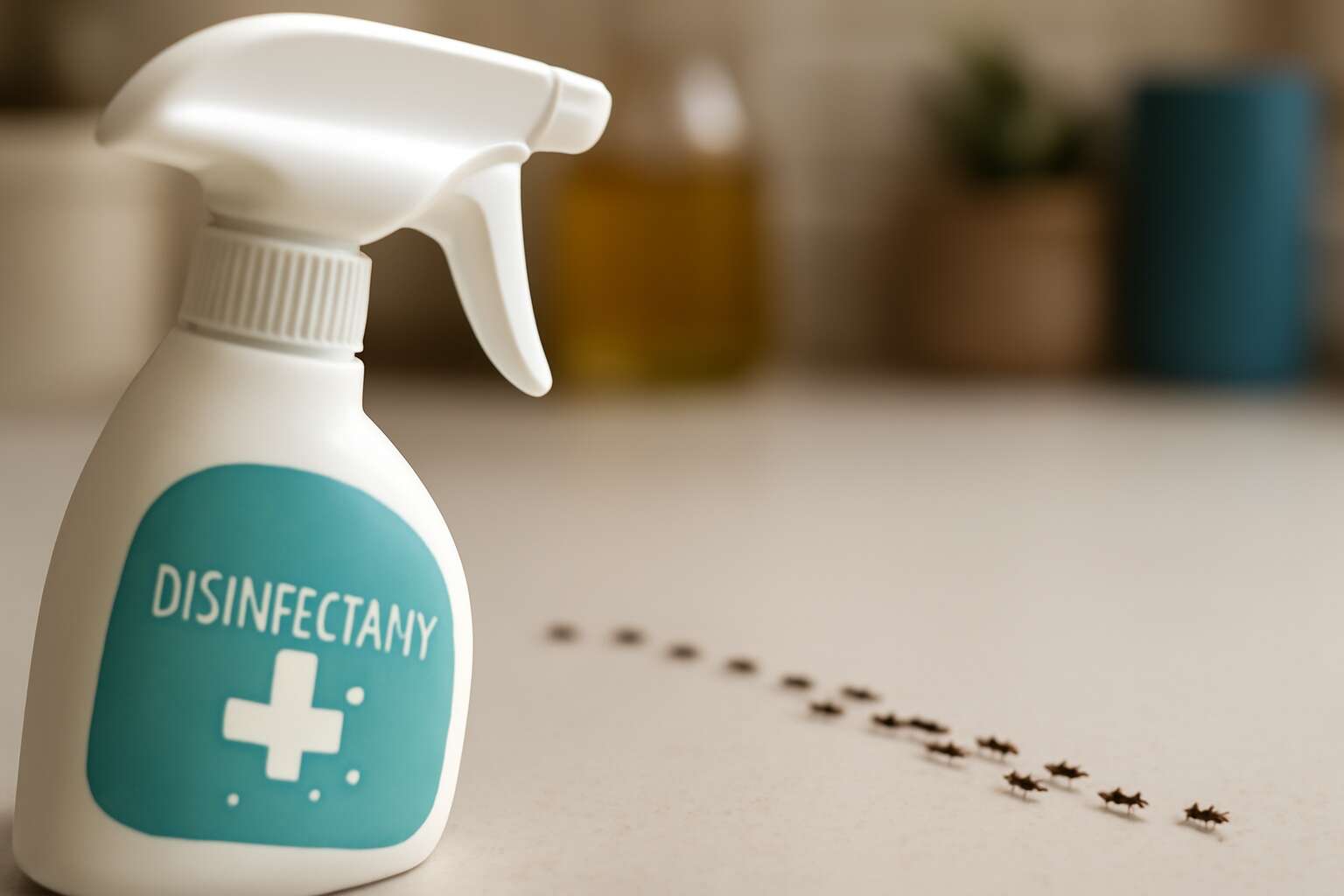will disinfectant spray kill ants