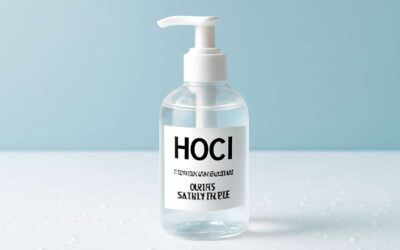 hypochlorous acid based hand sanitizers: Safe, effective protection you can trust.