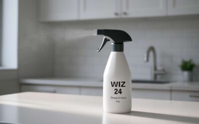 Transform your space with wiz 24 disinfectant spray: powerful, fast-acting cleaning.