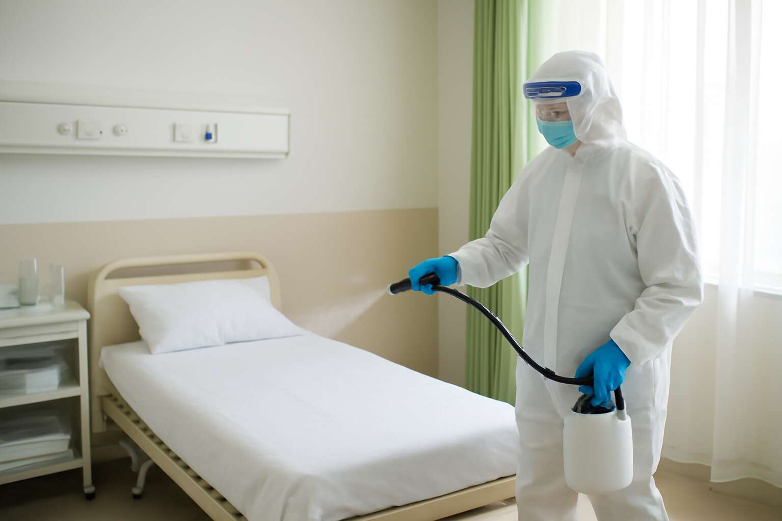 disinfectant in hospital